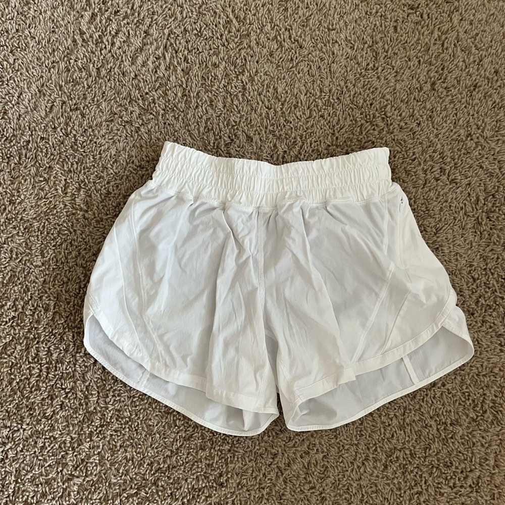 Lululemon Athletica White Athletic Shorts Size 6